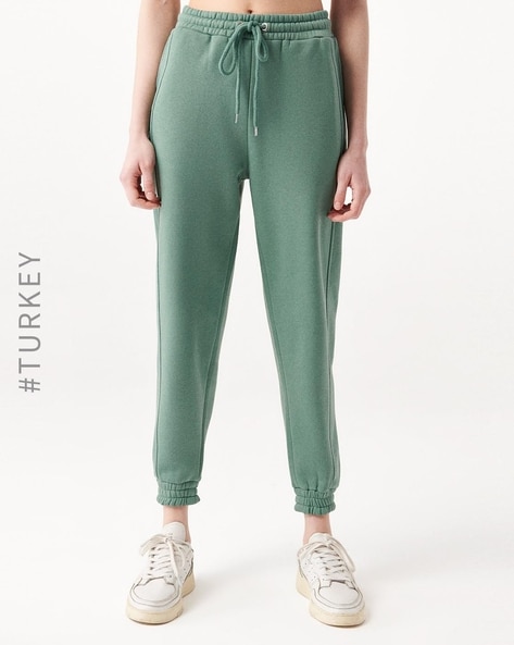 Womens green sales track pants