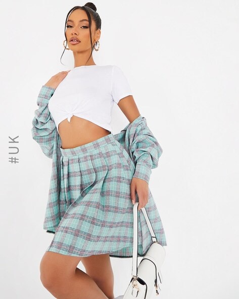 Checkered skirt i shop saw it first