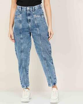 bershka mom fit relaxed fit jeans women's