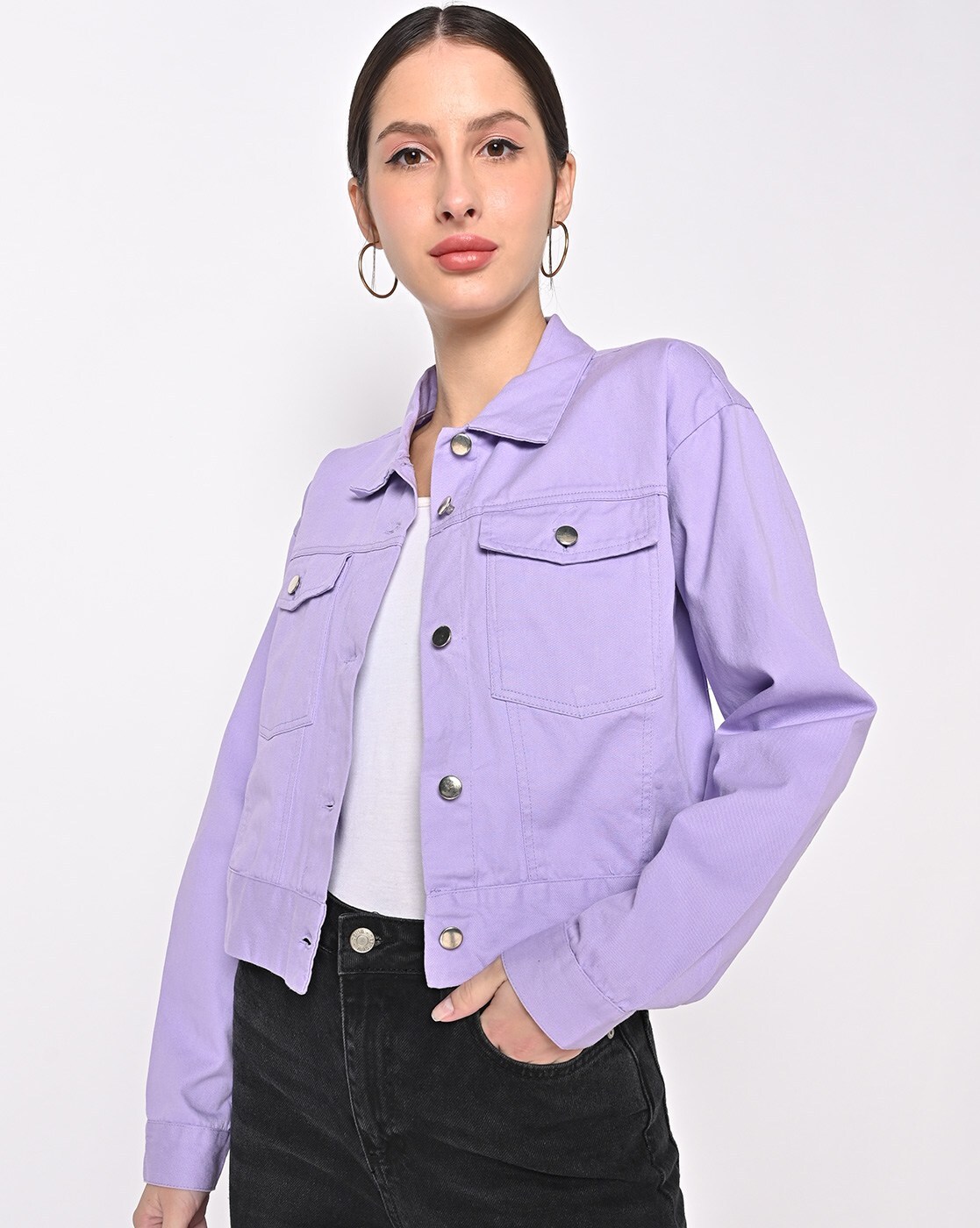 JIL SANDER 3/4 sleeve jacket blazer lilac lavender textured $1,895 coa –  Jenifers Designer Closet