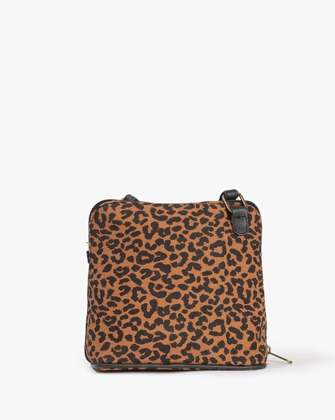 Leather Urban Leopard Baby Pink Clutch Handbag