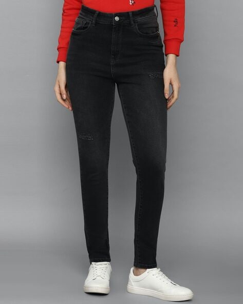 Allen Solly Mid-Rise Skinny Fit Jeans