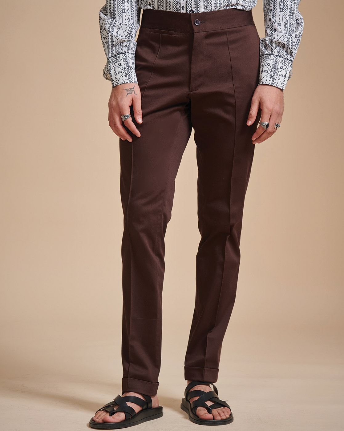 Burton Slim Fit Brown Suit Trousers  Debenhams