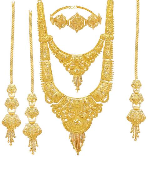 gold rani haar set with price