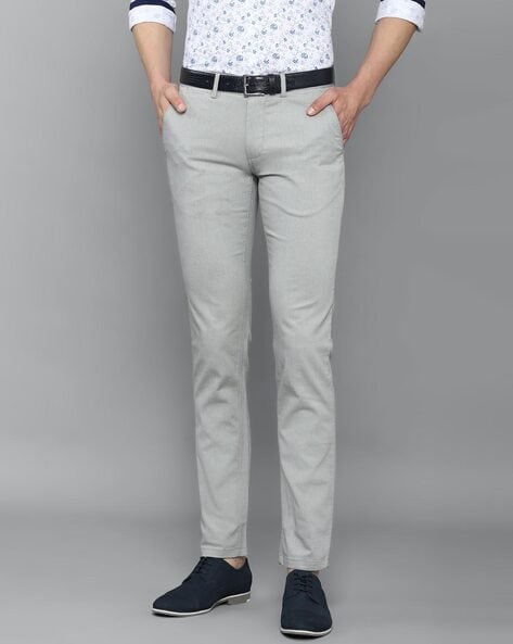 GRAY SLIM-FIT GENTLEMEN PANTS – WearManStyle