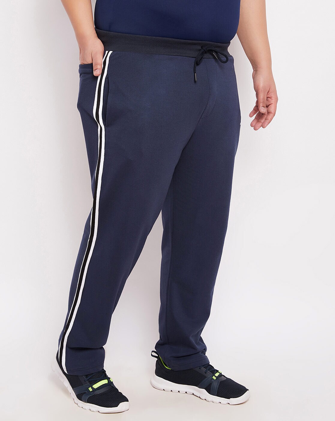 Navy Blue Velour Track Pants | Sweatspants | Sweatsedo