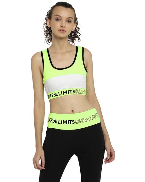Buy Lime & White Bras for Women by OFF LIMITS Online