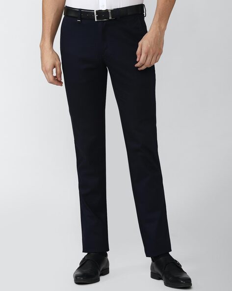 Ichi Kate Slim Leg Trousers 25  Navy  What About This