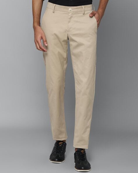 Slim Fit Flat-Front Trousers