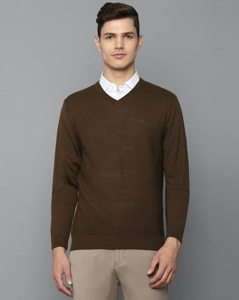 Buy Brown Sweaters Cardigans for Men by LOUIS PHILIPPE Online Ajio