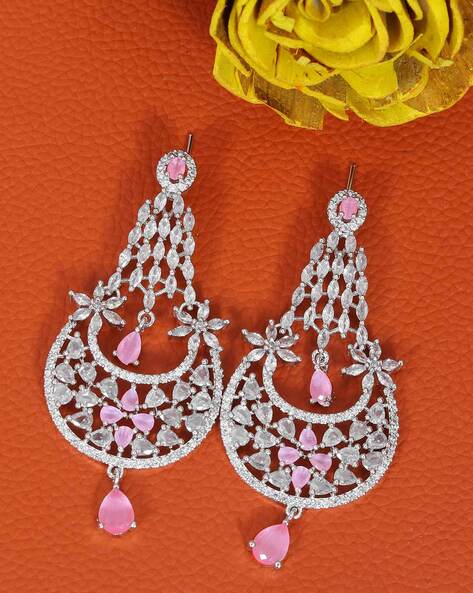 Ananata Glass Earrings (Gloss Pink)