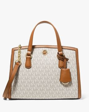 Buy Michael Kors Chantal Small Logo Messenger Bag | White Color Women |  AJIO LUXE