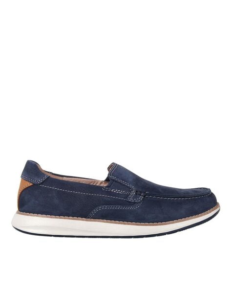 Clarks Panelled Loafers