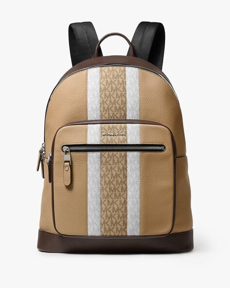 Michael Kors - Along for the ride: our Hudson logo backpack with a  sport-luxe racing stripe.  #MichaelKorsMens