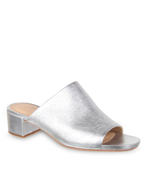 Clarks silver flat clearance sandals