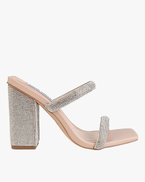 Buy Rhinestone Heeled Sandals for Women by STEVE MADDEN Online | Ajio.com