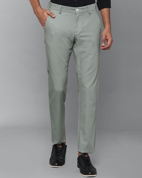 Buy Allen Solly Men Mid Rise Slim Fit Cotton Trousers - Trousers for Men  25335046 | Myntra