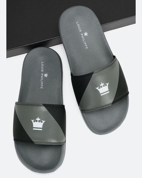 Buy Grey Flip Flop Slippers for Men by LOUIS PHILIPPE Online