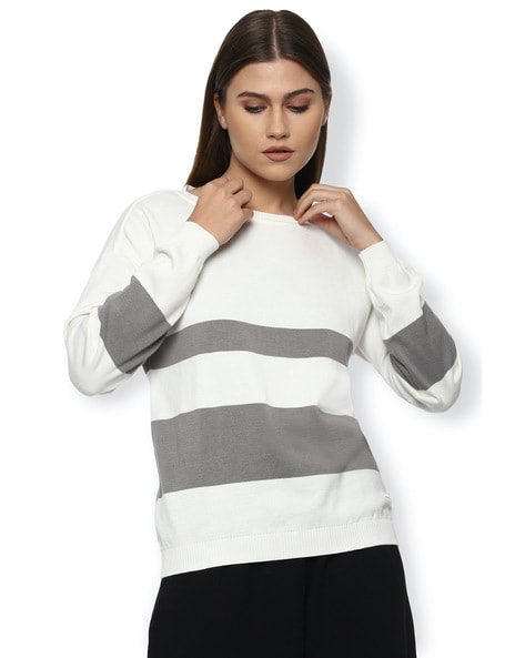 Levi's diana striped online crewneck sweatshirt