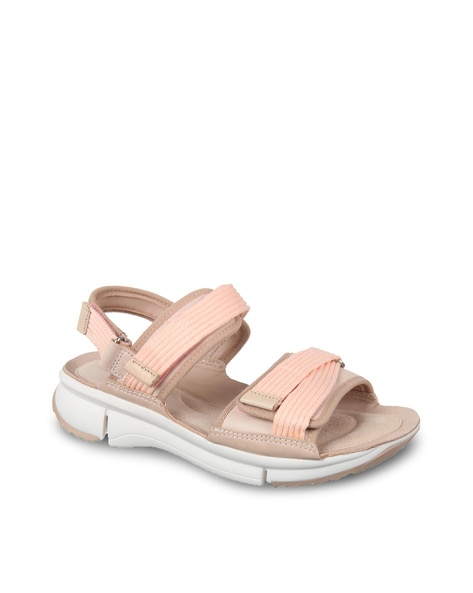 Clarks pink sandals best sale