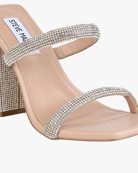 Buy Rhinestone Heeled Sandals for Women by STEVE MADDEN Online | Ajio.com