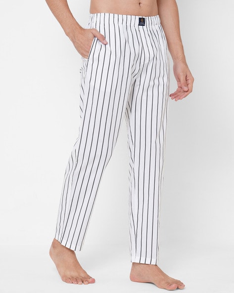 Cotton striped online pajamas