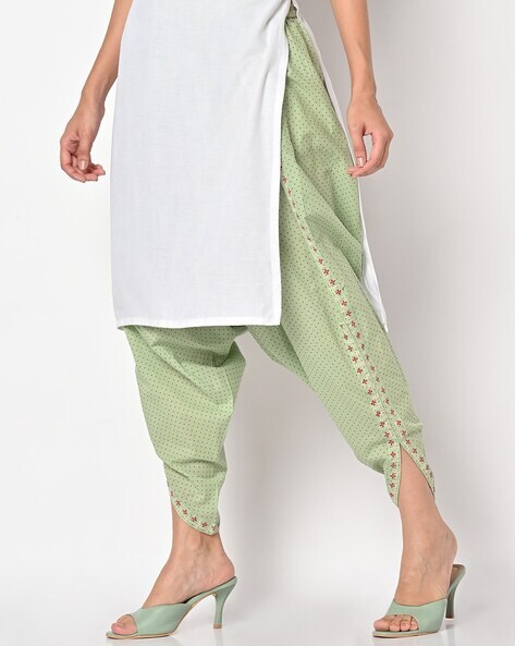 Printed Pleated Dhoti Pants Price in India