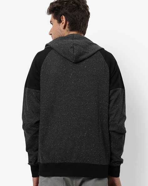 Buy Black & grey Sweatshirt & Hoodies for Men by Campus Sutra Online