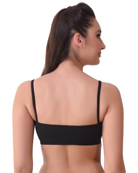 Pack of 2 Non-Padded Bras with Adjustable Strap