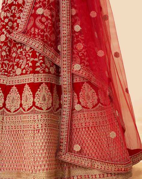 Pink Bridal Art Silk Lehenga Choli With Dupatta 2354LG23