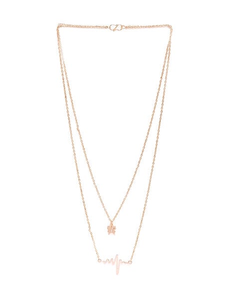 Rose Gold Small Cross Necklace - Simmons Fine Jewelry