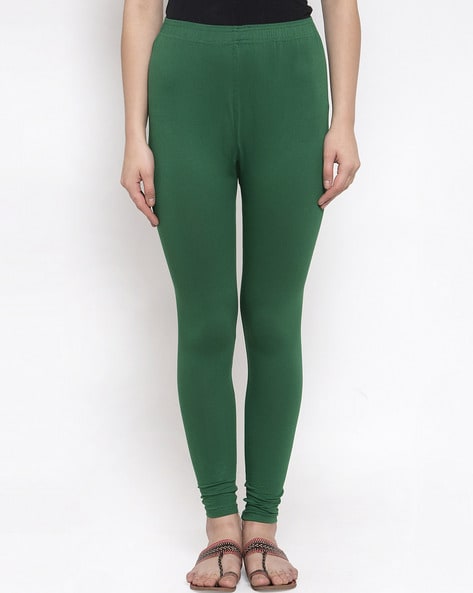 Mid Waist Ladies Green Ankle Length Leggings, Casual Wear, Skin Fit at Rs  90 in Ahmedabad