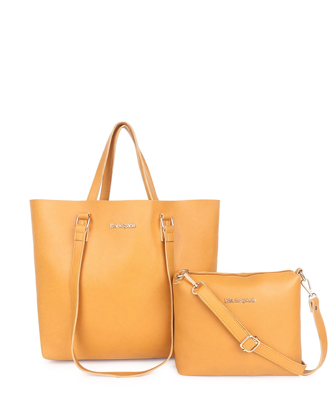 Buy Mustard Handbags for Women by BLACK SPAD Online Ajio