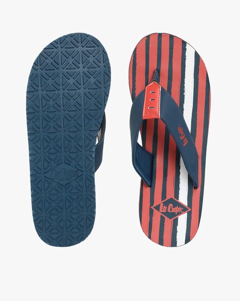 Buy Orange Flip Flop Slippers for Men by Lee Cooper Online