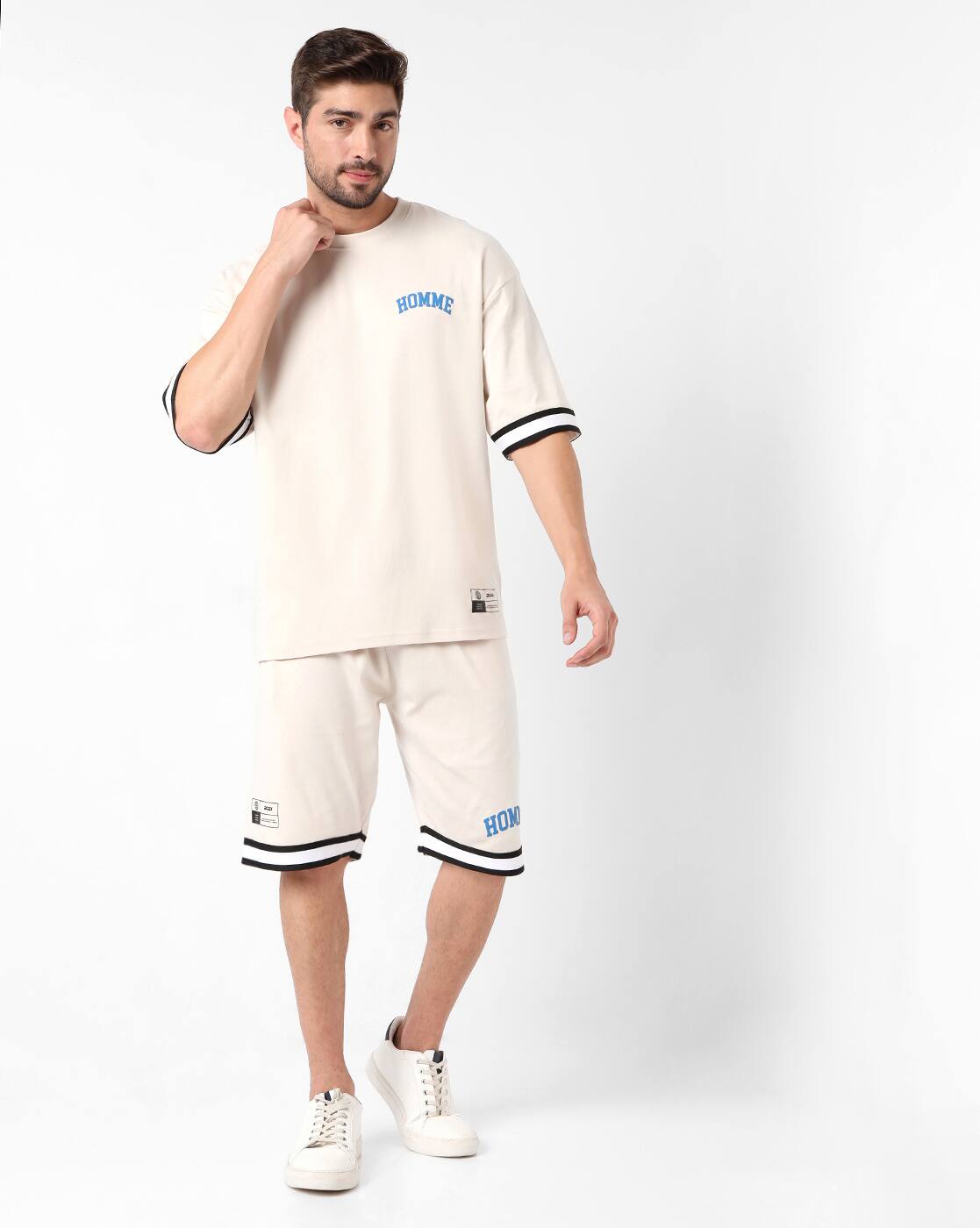 mens short and t shirt co ord