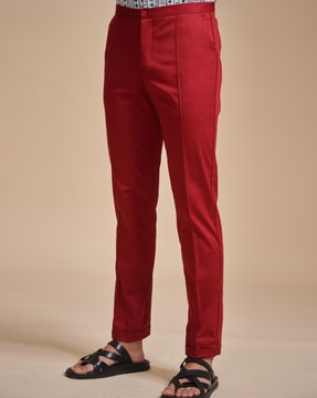 Mens red suit
