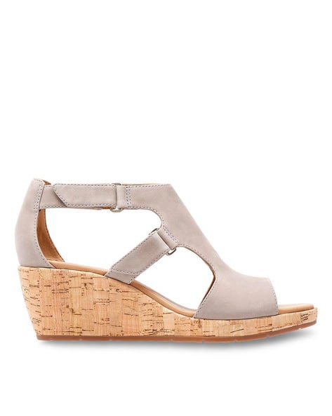 Strappy Wedge Heeled Sandals