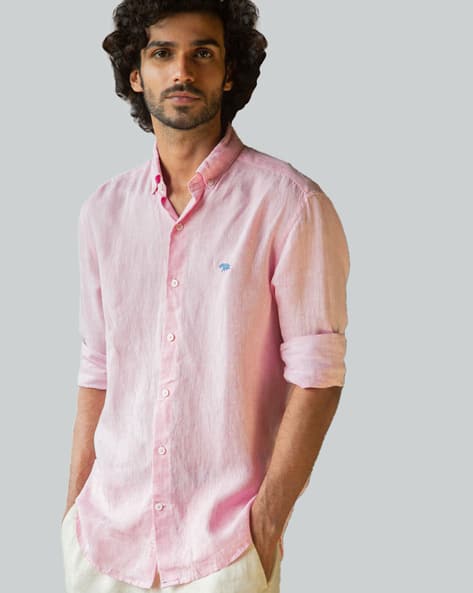 mens shirts pink brand