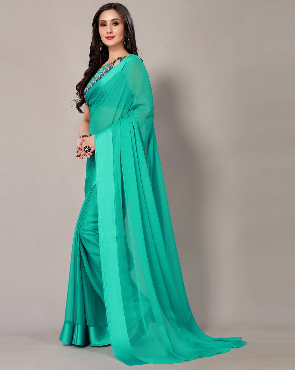 Buy Black Sarees for Women by MIRCHI FASHION Online | Ajio.com