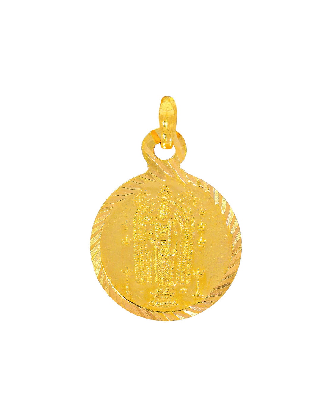 Yellow Gold Guruvayoorappan Pendant