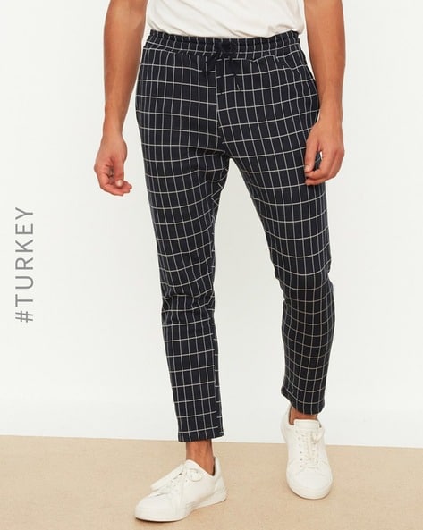 GenesinlifeShops Japan - Blue Checked trousers VETEMENTS - ASOS 4505 Curve  ski skinny ski pants with stirrup in mono animal