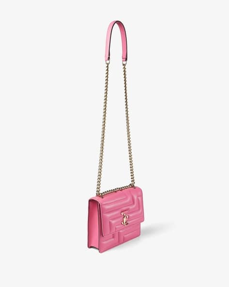Buy Jimmy Choo Varenne Avenue Quad Shoulder Bag | Pink Color