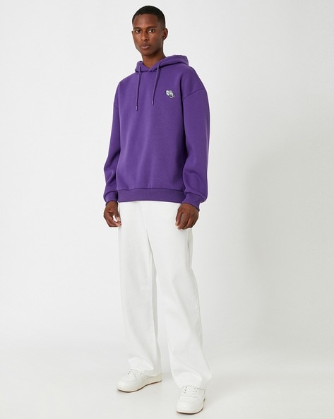 Buy Purple Sweatshirt & Hoodies for Men by Koton Online 