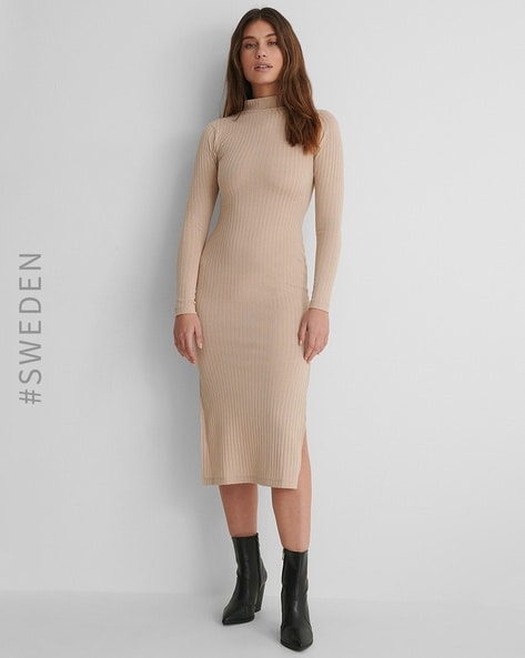 Fitted best sale sheath dress