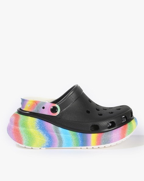 Crush Spray Dye Clog Sandals