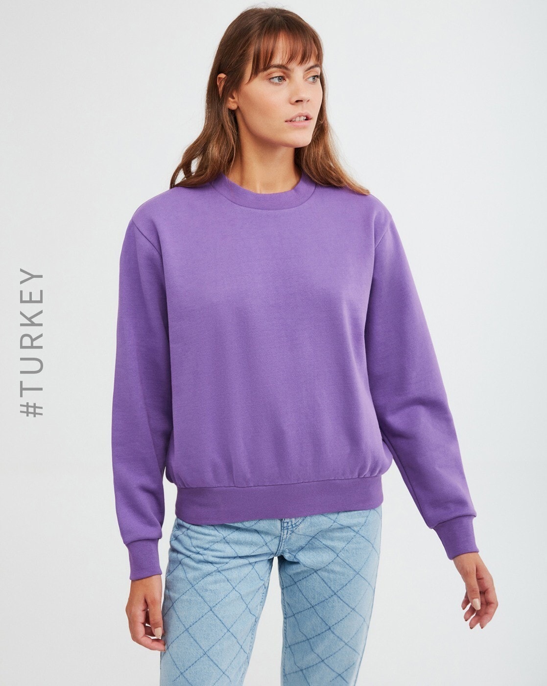 Purple store sweatshirt womens