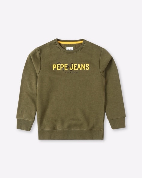 Buy Olive Green Sweatshirts & Hoodie for Boys by Pepe Jeans Online