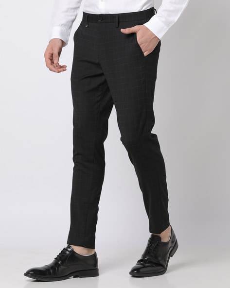 Buy Women Black Regular Fit Print Casual Trousers Online  801273  Allen  Solly