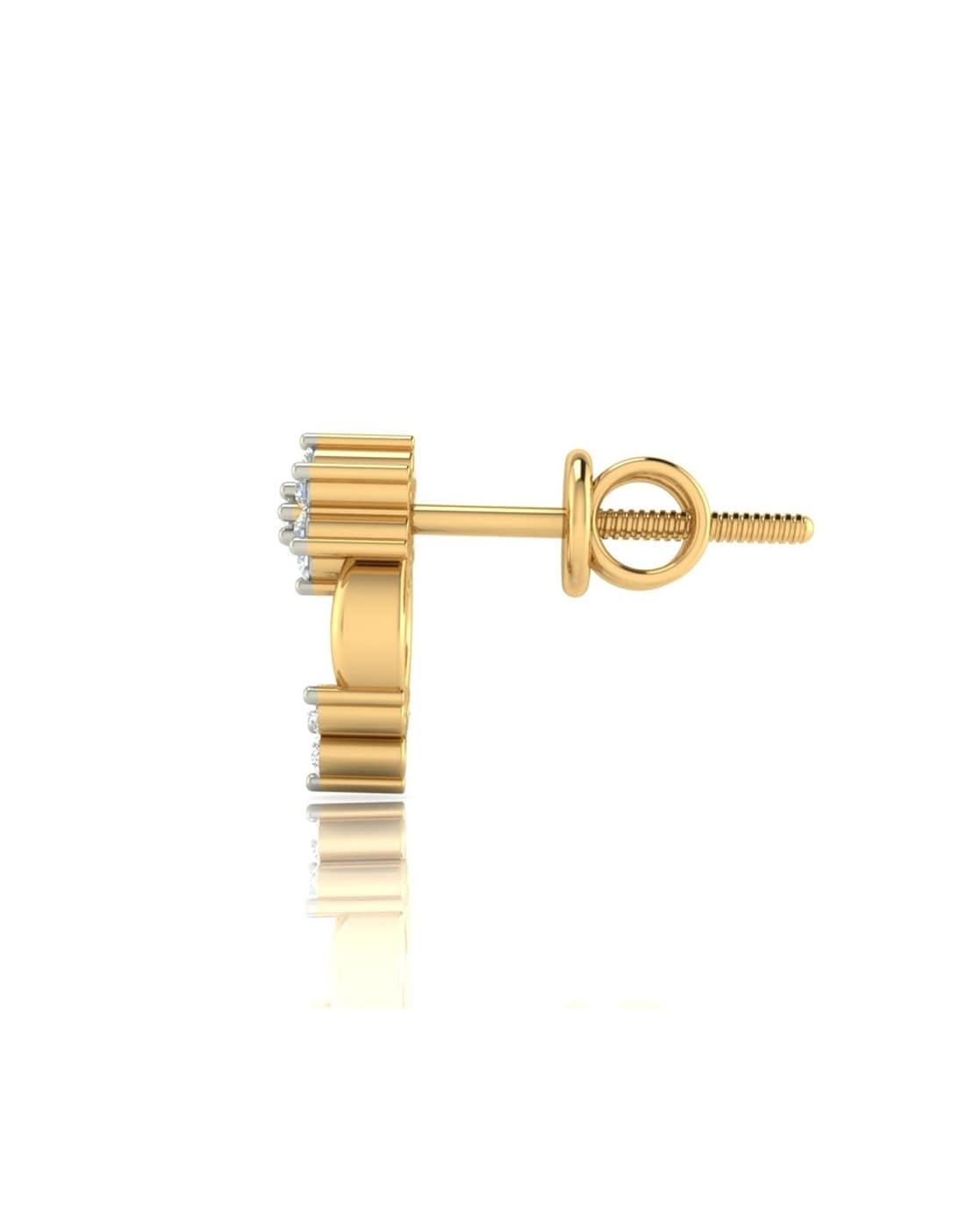 Golden plus Gold Plated Cute Little Studs In Sterling Silver Unisex at Rs  750/pair in Jaipur