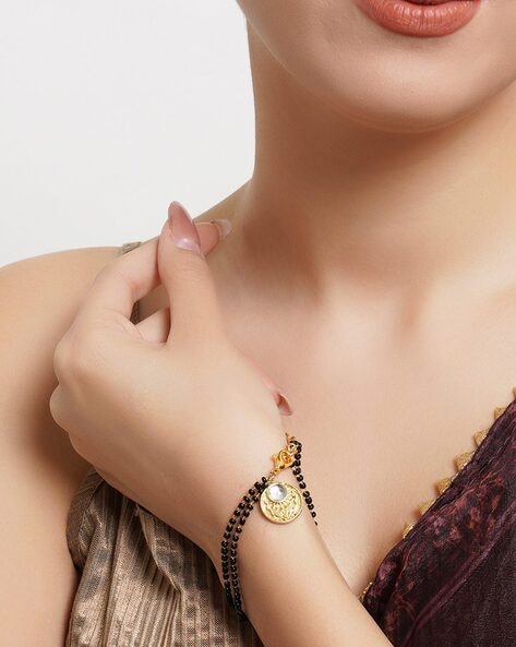Buy Ahana Mangalsutra Bracelet | Gold Vermeil – PALMONAS